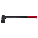 Hacha taladora de cabeza forjada en acero con mango de fibra de vidrio anti-impacto 28", Urrea
