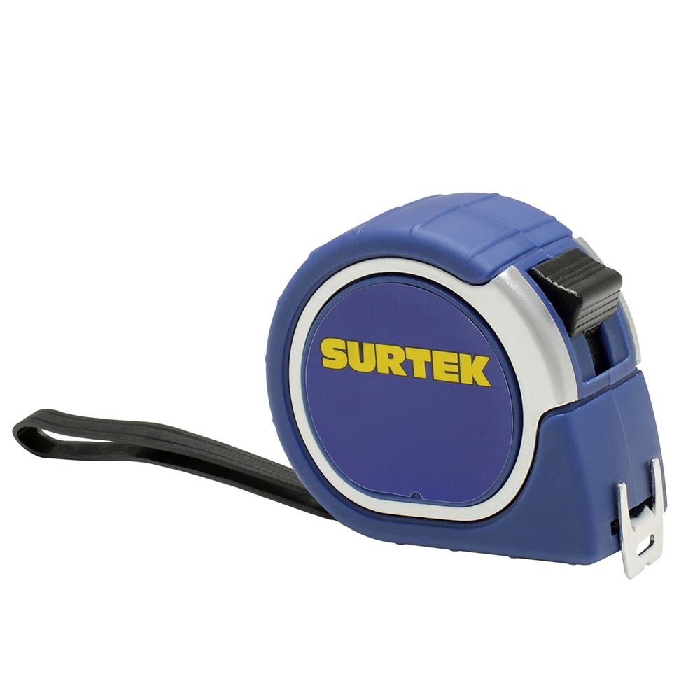 Flexómetro con carcasa soft grip 7.5 m x 1", Surtek