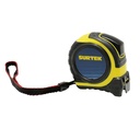 Flexómetro con carcasa rubber grip 5 m x 3/4", Surtek