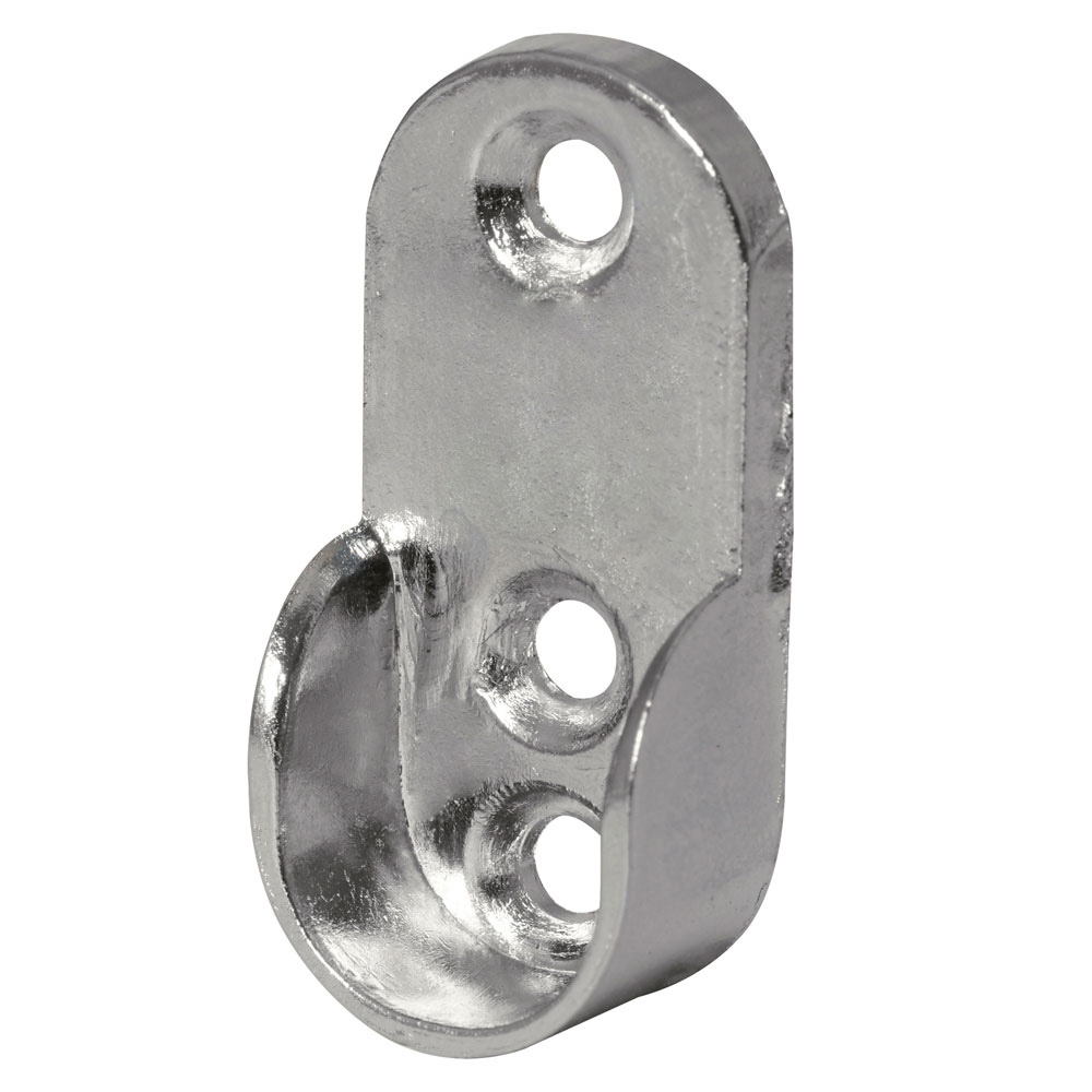 Juego de brida para tubo ovalado para clóset, Lock