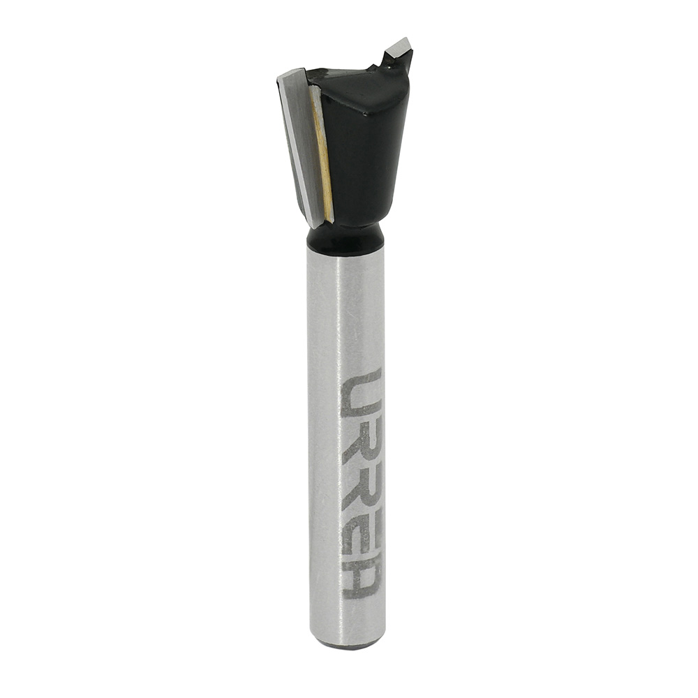 Broca para router de acero con cola de pato 1/4" zanco de 1/4", Urrea