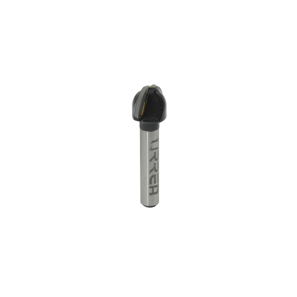 Broca para router de acero de media caña 3/4" zanco de 1/4", Urrea