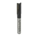 Broca para router de acero recta de 2 filos 3/8" zanco de 1/4", Urrea