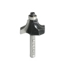Broca para router de acero redondeadora de moldadura con balero 1-1/2" zanco de 1/4", Urrea