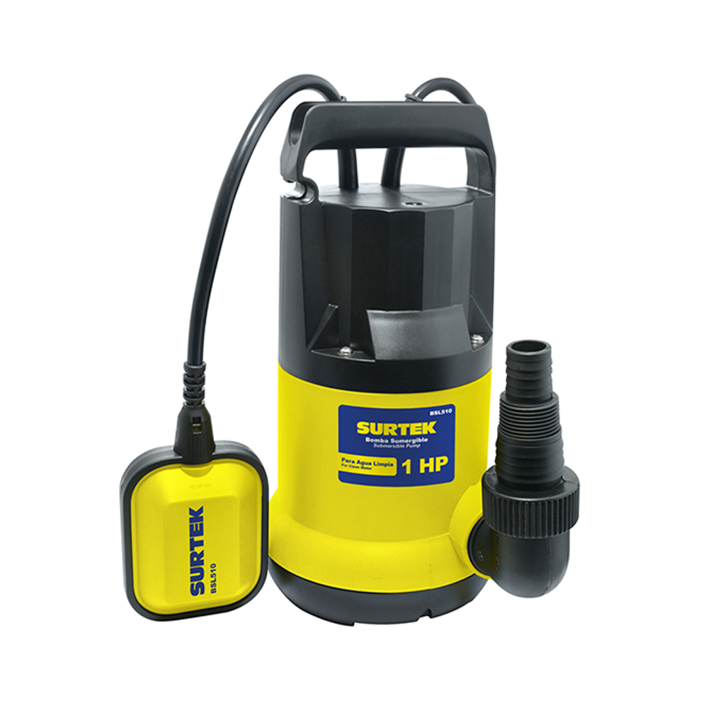 Bomba sumergible para agua limpia 1 HP 127 V, Surtek
