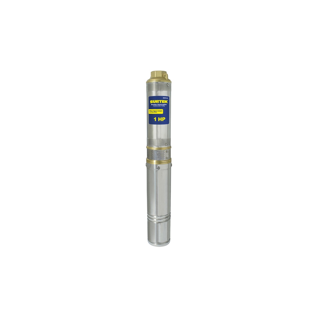 Bomba sumergible para pozos profundos 1 HP 127 V, Surtek