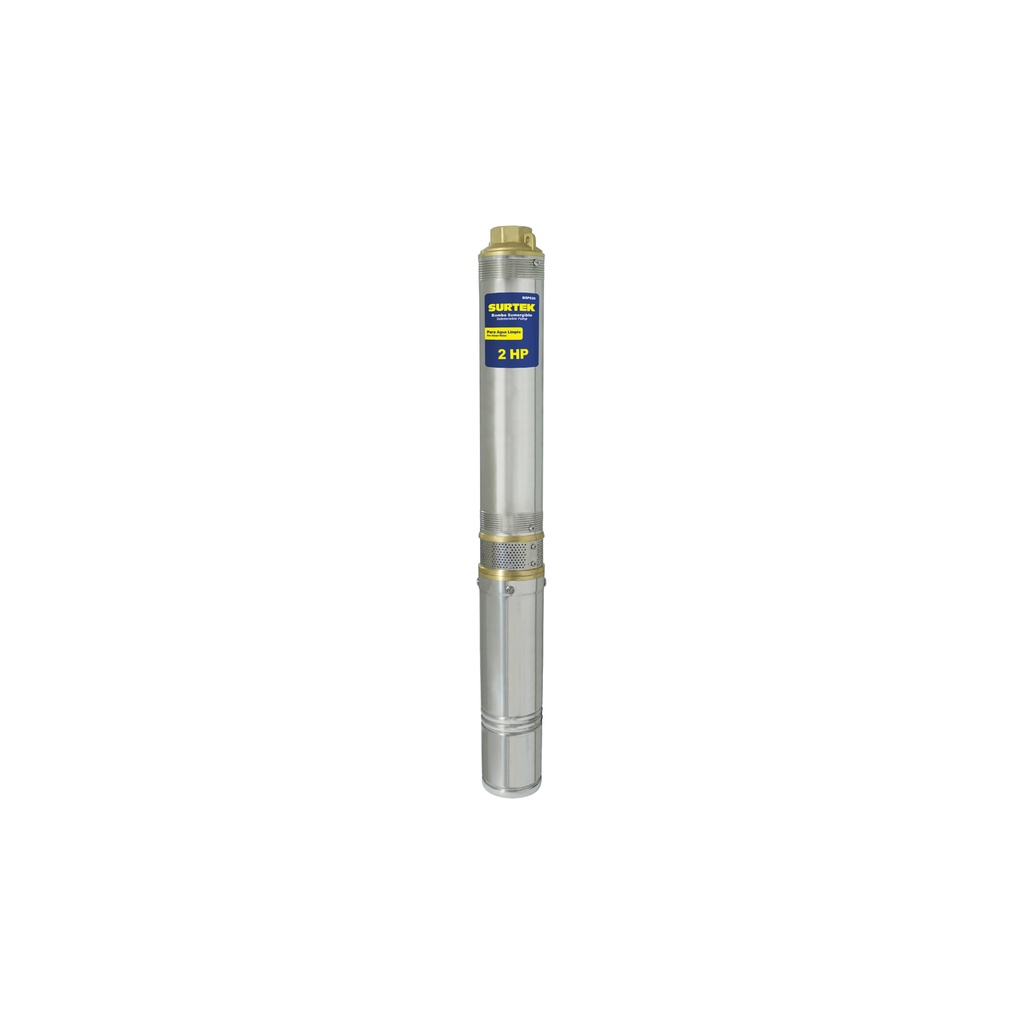 Bomba sumergible para pozos profundos 2 HP 127 V, Surtek