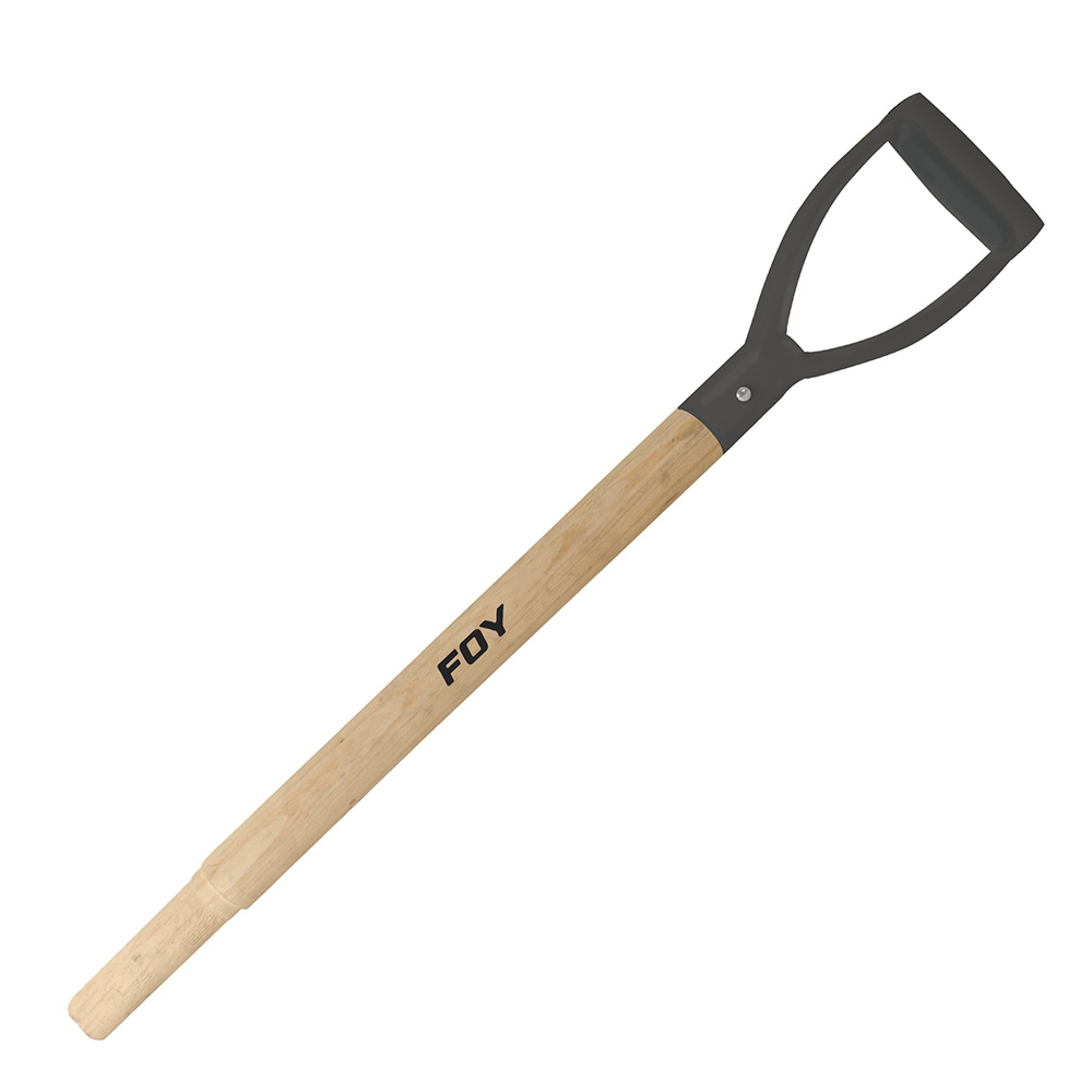 Repuesto de madera para pala con puño plástico "Y", Foy