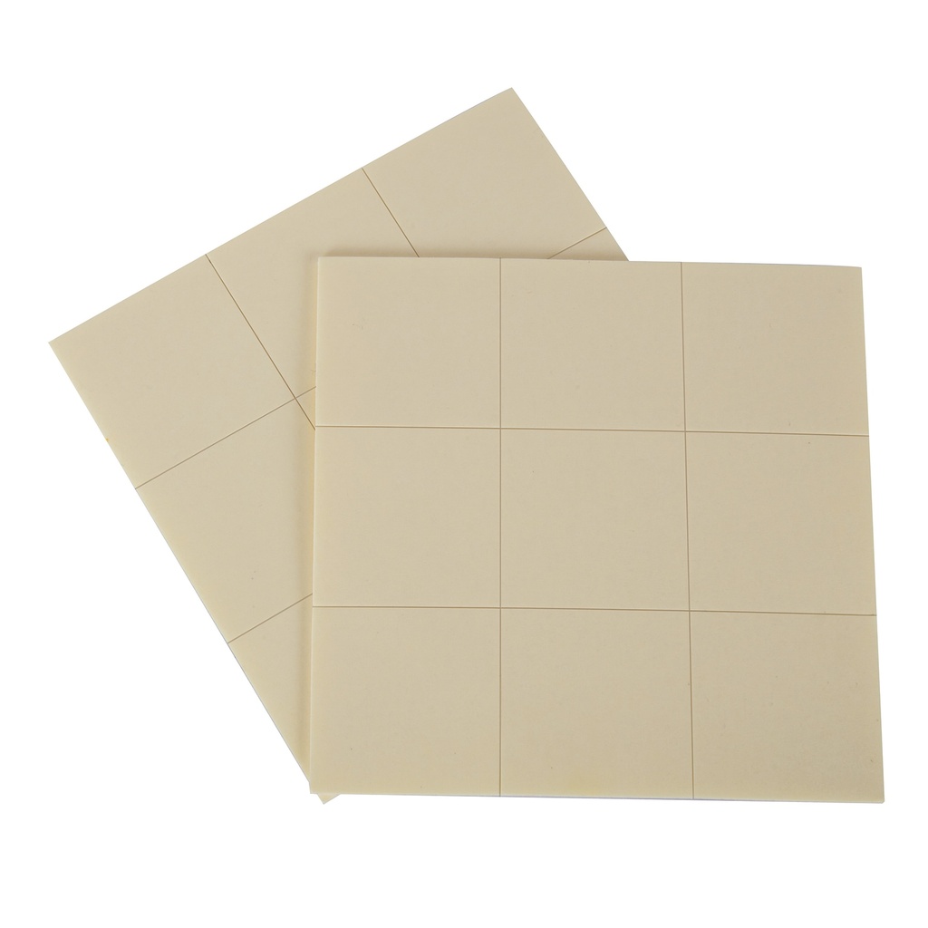 17290 / Blíster con 18 cuadros de montaje de 24 x 24 mm, Truper