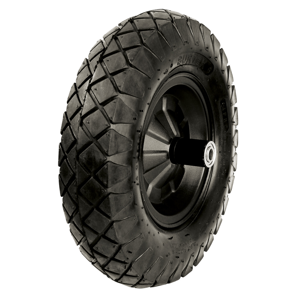 Llanta reforzada 4 capas de 16" con rin para carretilla, Surtek