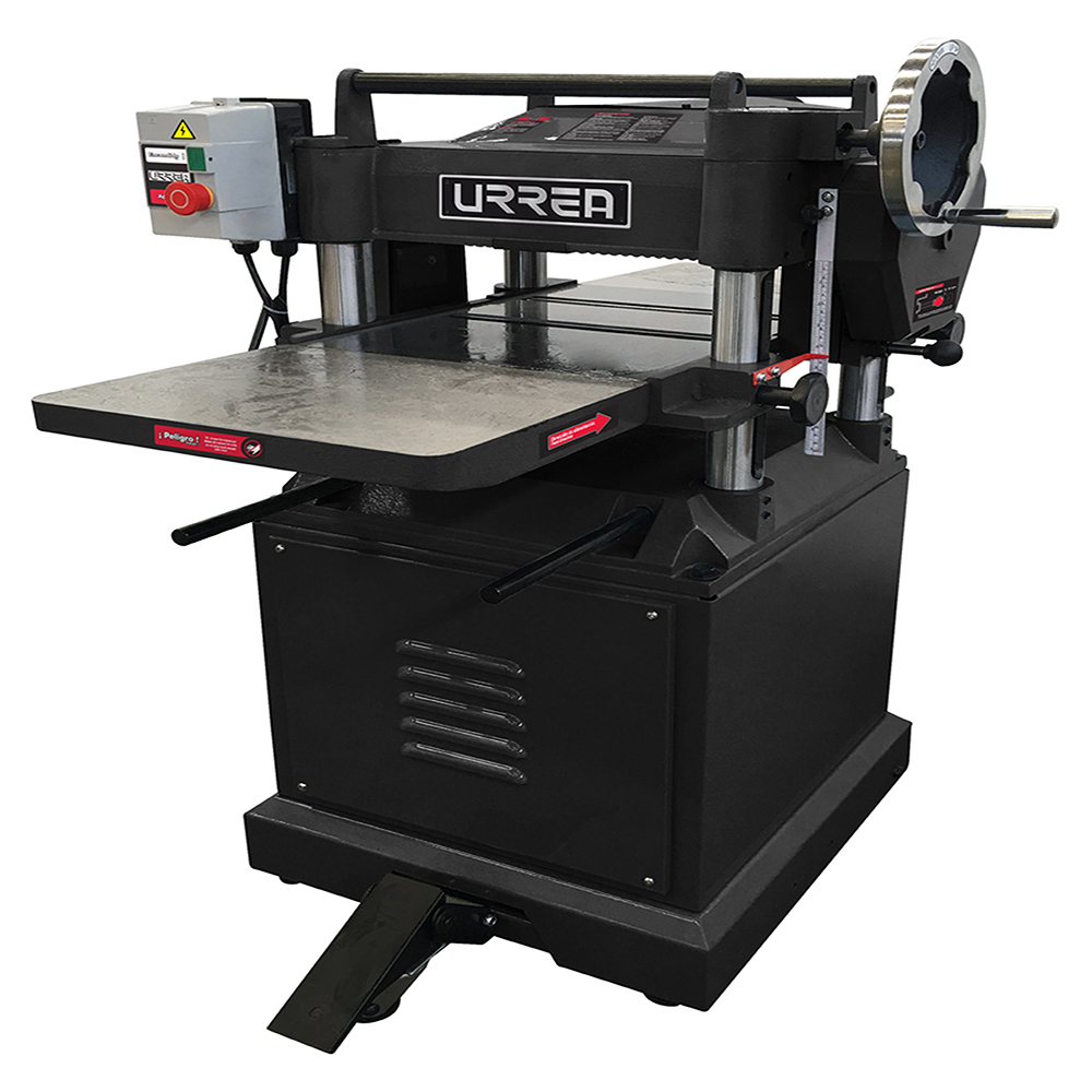 Cepillo estacionario 15" 2237W 220 V, 5000 RPM 1 fase, Urrea
