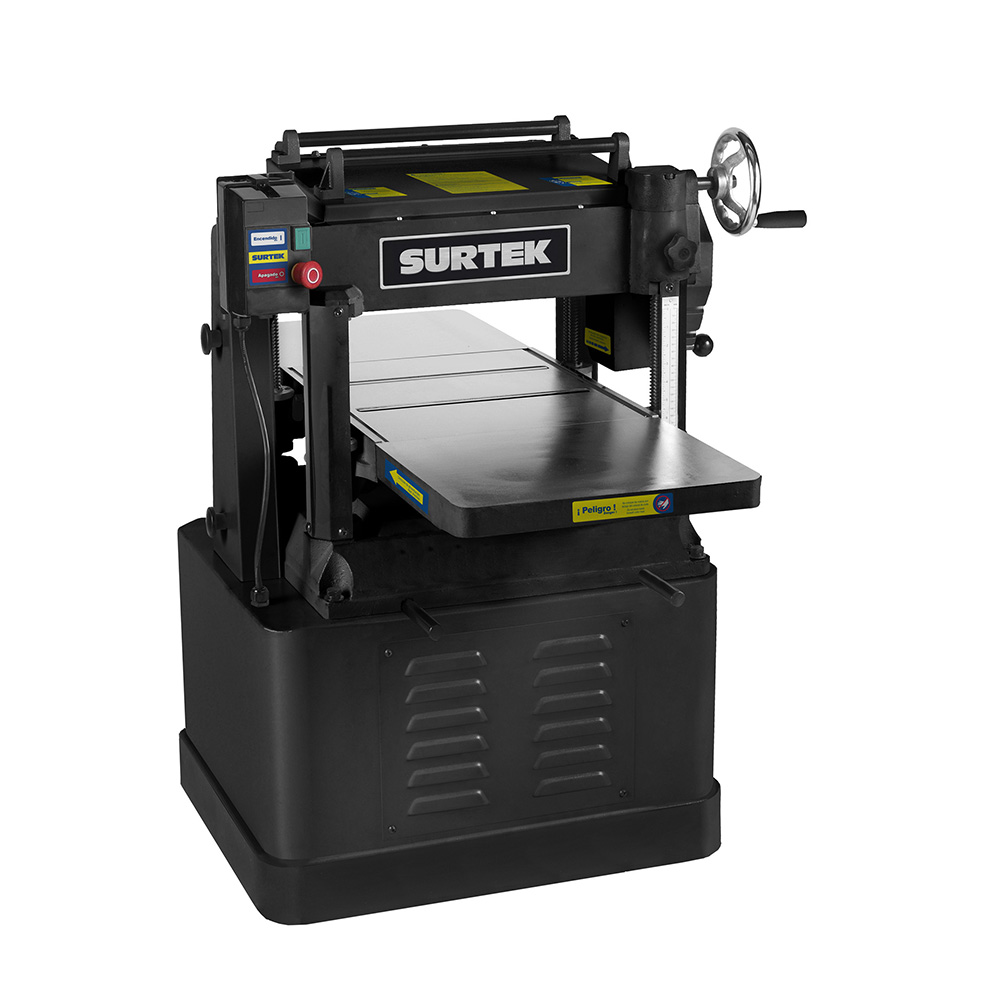 Cepillo de banco 16" 3 HP 220 V, 5000 RPM, Surtek