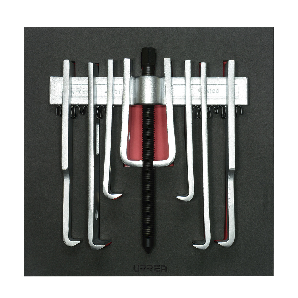 Juego de extractor 10 toneladas, 14 piezas, Urrea