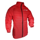 Chamarra capitonada color rojo talla EG, Urrea