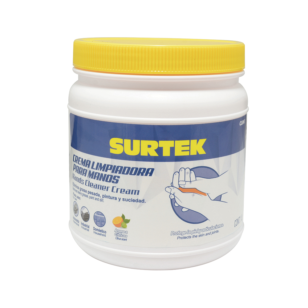 Crema desengrasante limpiadora de manos 1 Lt, Surtek