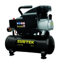 Compresor de aire eléctrico lubricado 10 Lt 1.5 HP 127 V, Surtek