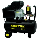 Compresor de aire eléctrico lubricado 25 Lt 2 HP 127 V, Surtek