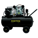 Compresor de aire eléctrico con transmisión de banda 100 Lt 2 HP 127 V, Surtek