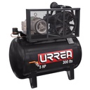 Compresor de aire eléctrico de banda 300 Lt 5 HP 220 V / 440 V, Urrea
