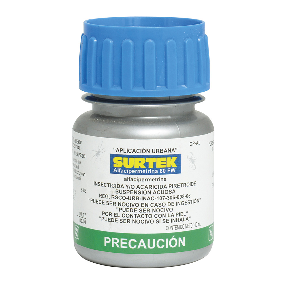 Insecticida para control de plaga arácnidos 100 ml, Surtek