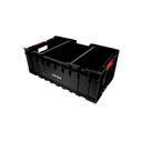 Caja portaherramientas plástica modular con separadores 22" x 14" x 9", Urrea