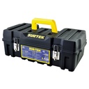 Caja portaherramientas plástica compacta con broches metálicos 21" x 11" x 7", Surtek