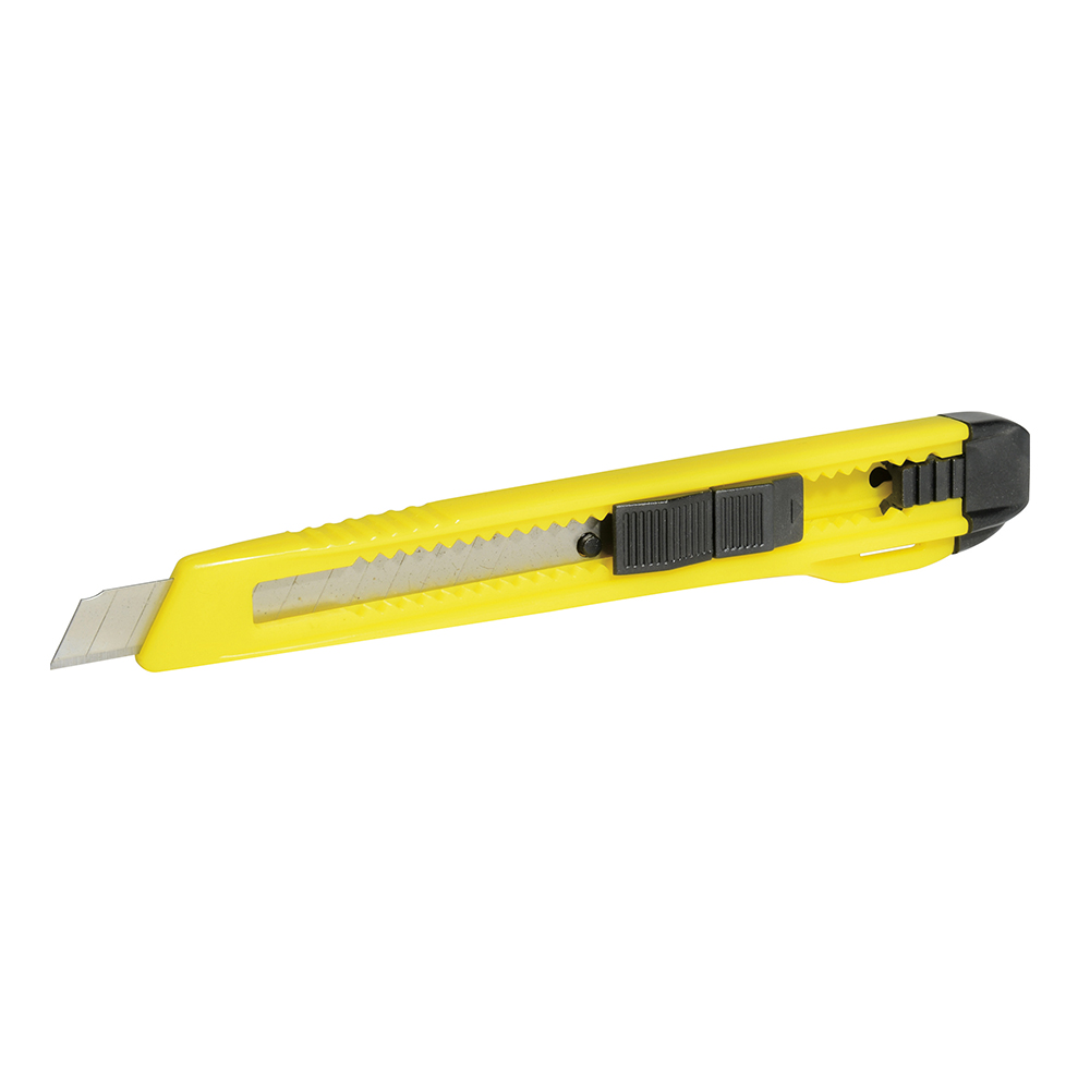 Cutter con cuerpo de plástico de 9 mm, tipo lápiz, Surtek