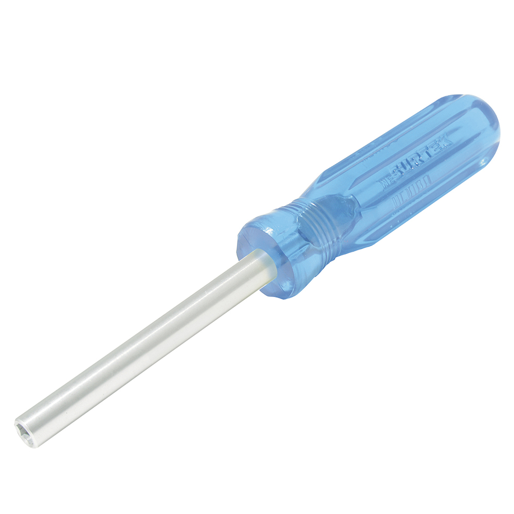 Destornillador con mango azul, mágnetico para puntas hexágono de 1/4", Surtek