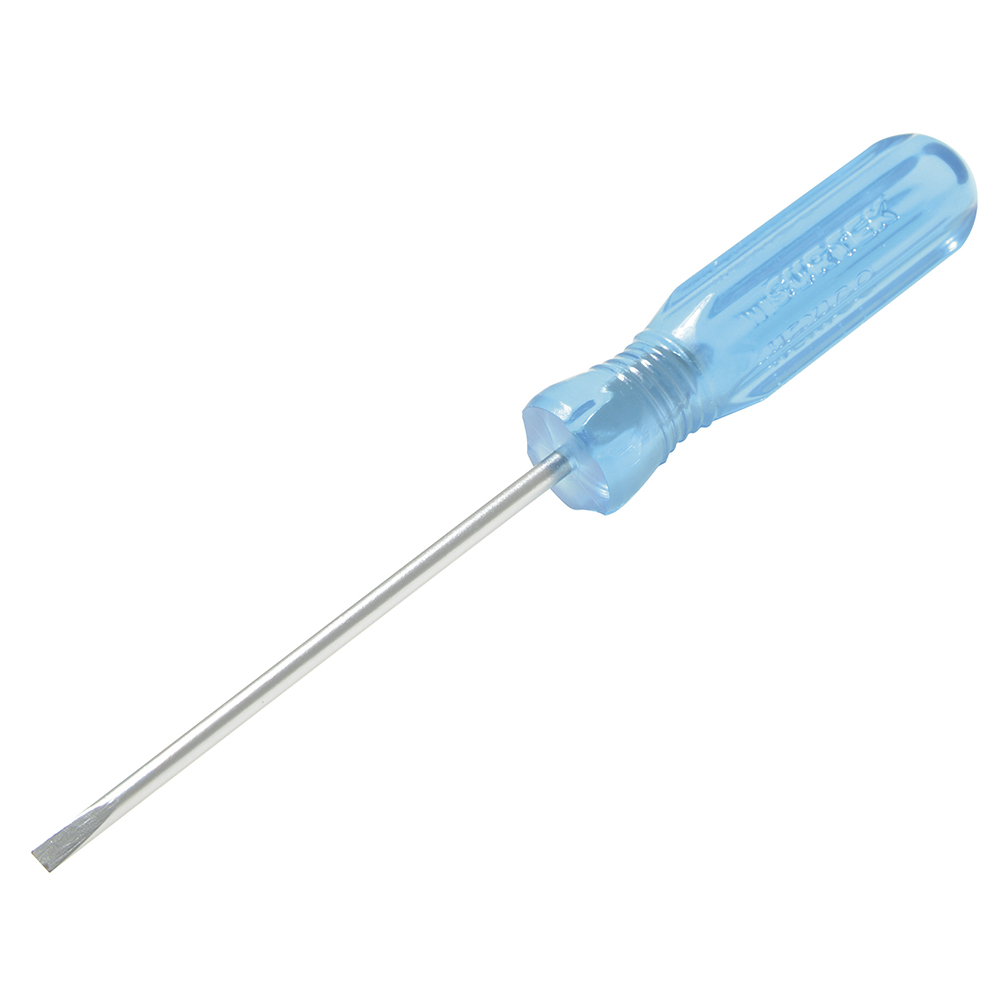 Destornillador con mango azul, punta cabinet 1/8" x 2-1/2", Surtek