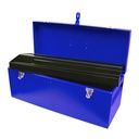 Caja portaherramientas metálica azul 24" x 9" x 9", Urrea