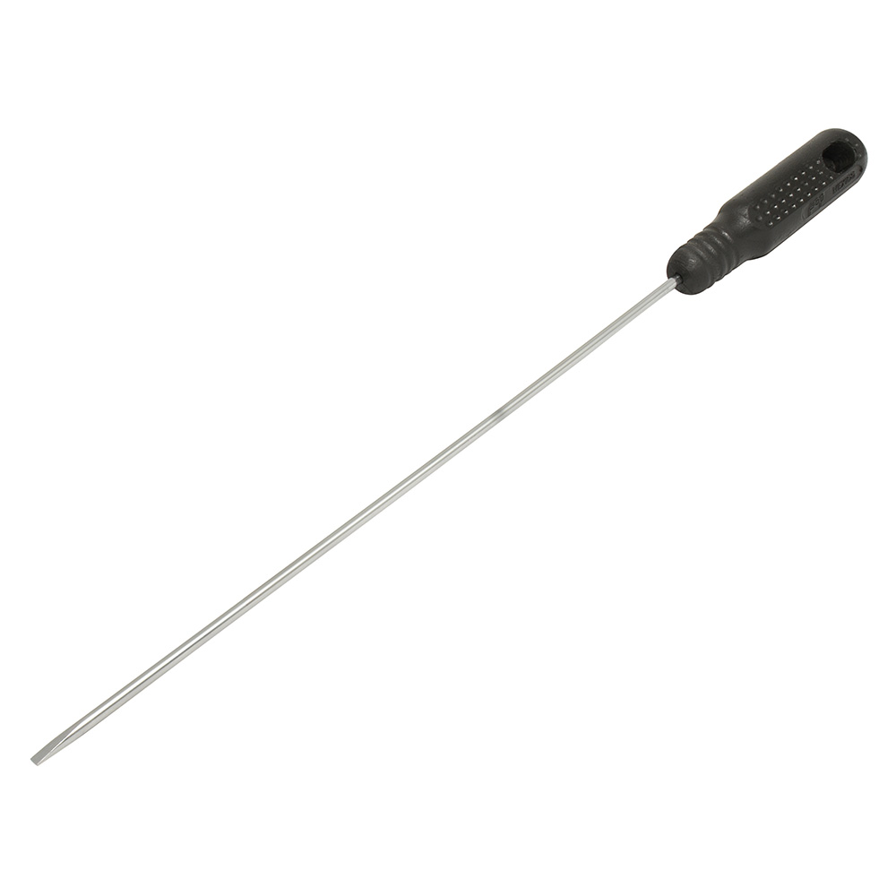 Destornillador con mango negro, punta cabinet 1/8" x 2-1/2", Foy