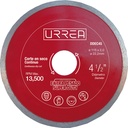 Disco de diamante continuo, 4-1/2", Urrea