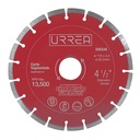 Disco de diamante segmentado, 4-1/2", Urrea
