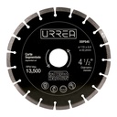 Disco de diamante segmentado, 4-1/2", Urrea