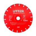 Disco de diamante segmentado, 7", Urrea