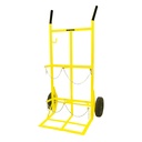 Diablo para cilindros o tanques capacidad 2 cilindros con llanta neumática, Surtek