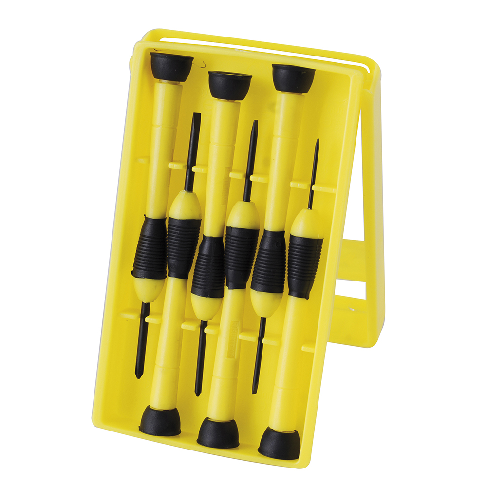 Juego de destornilladores de precisión para joyero combinados, 6 piezas, Surtek