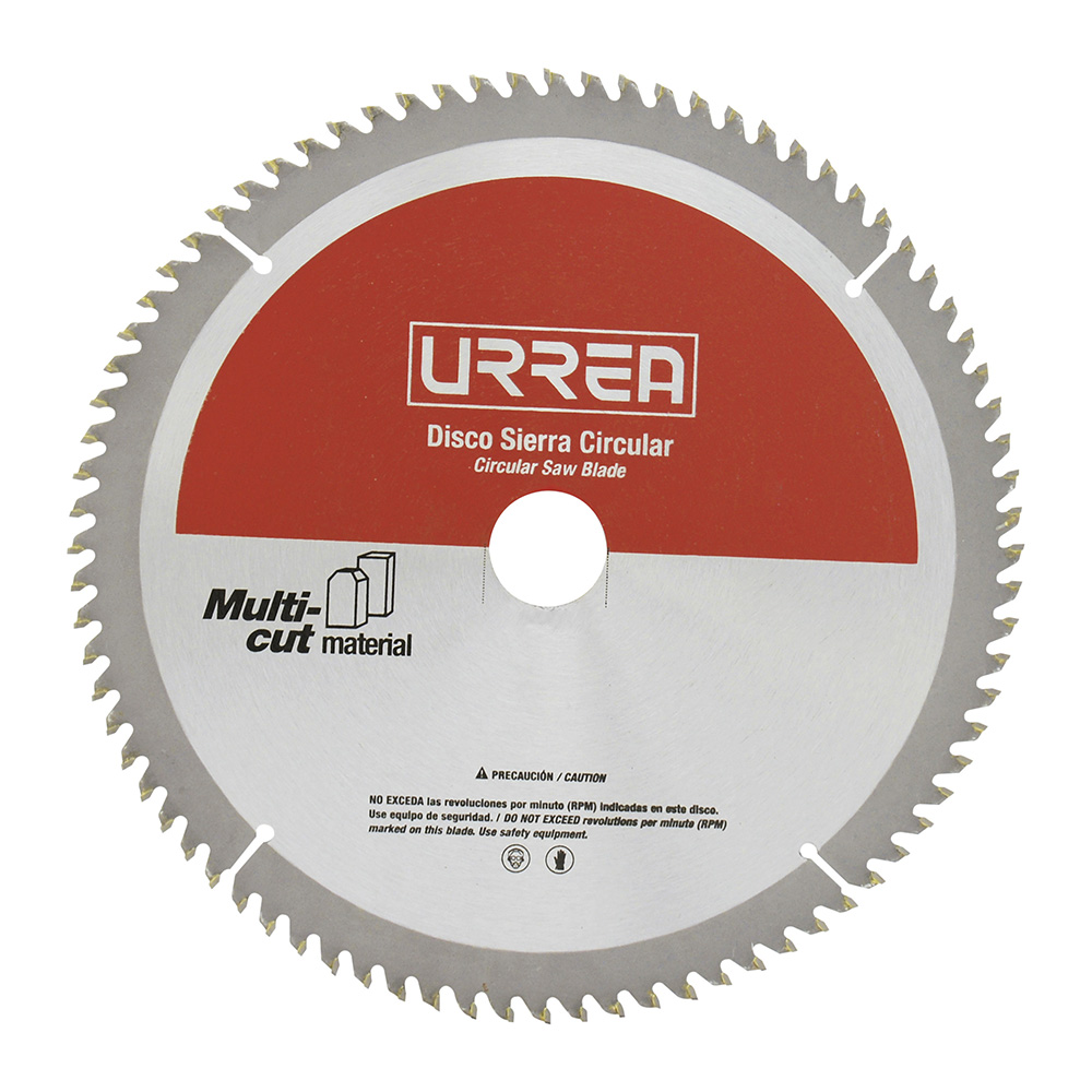 Disco para sierra circular para corte multi-material 100 dientes, 12", Urrea