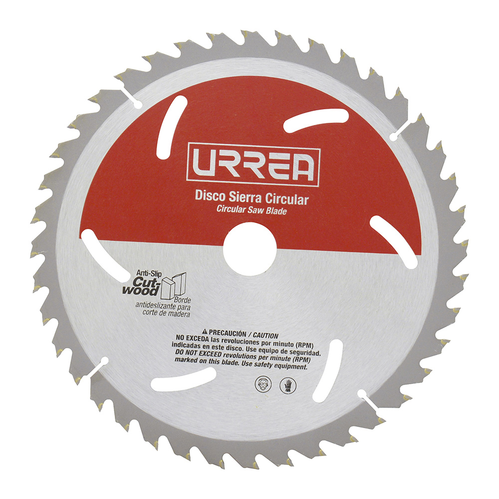 Disco para sierra circular para madera 60 dientes, 10", Urrea