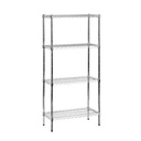 Anaquel de alambre 48" x 18" 4 niveles, Urrea