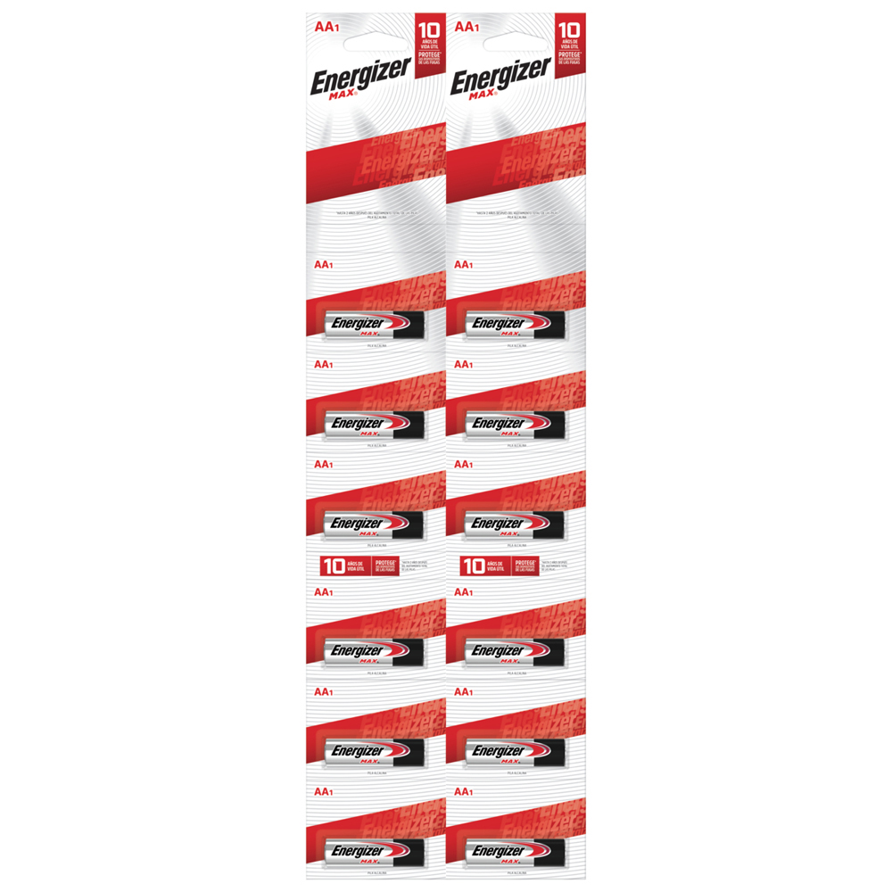 Tira de pilas alcalinas Energizer® "AAA", 12 piezas, Surtek