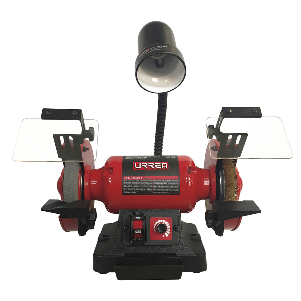 Esmeril de banco 6" 250 W 120 V, 3400 RPM, Urrea