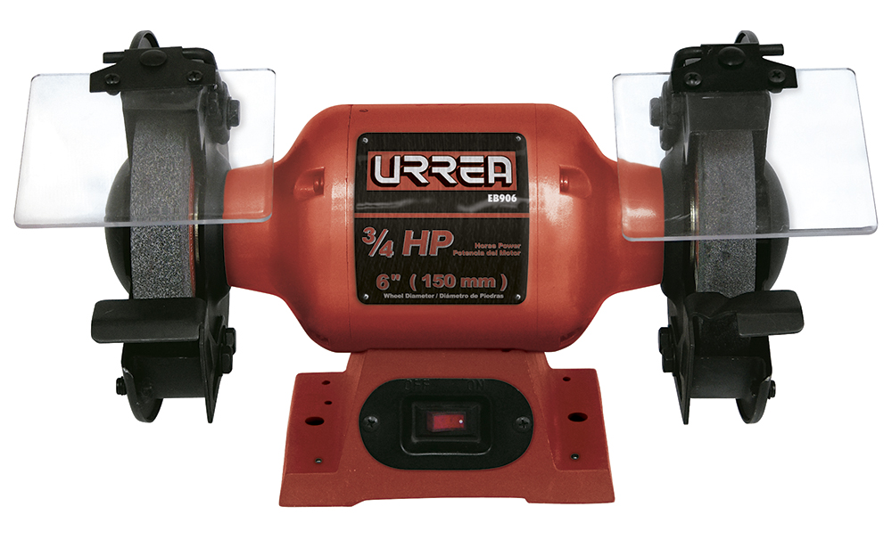 Esmeril de banco 6" 570 W 127 V, 3450 RPM, Urrea