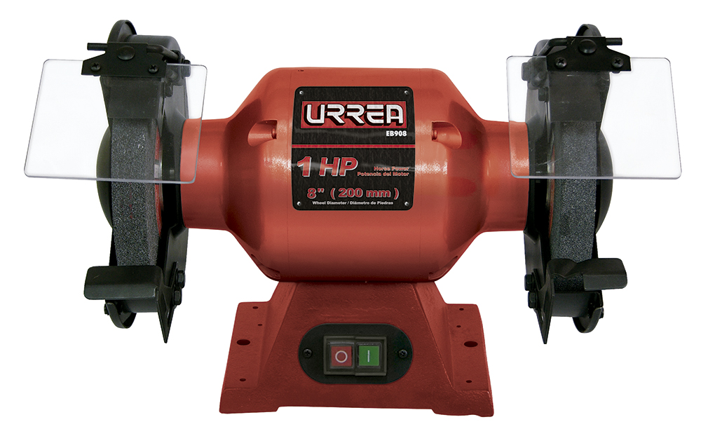 Esmeril de banco 8" 750 W 127 V, 3450 RPM, Urrea