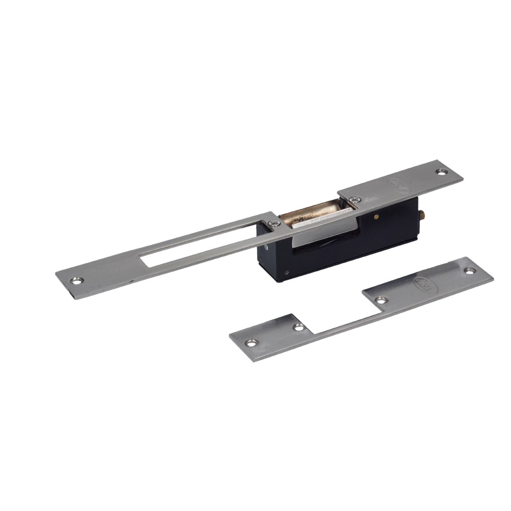 Contra eléctrica con bobina, cromo satinado, en caja, Lock