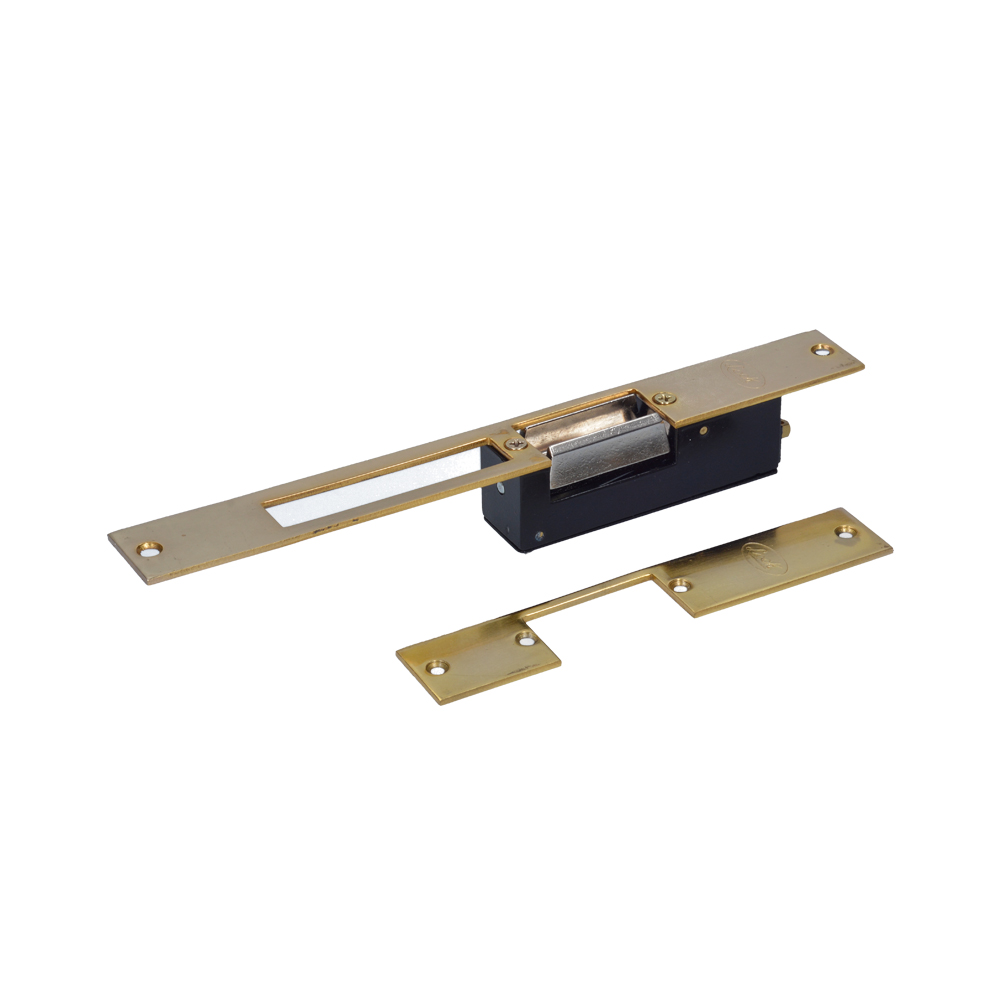 Contra eléctrica con bobina, latón brillante, en caja, Lock