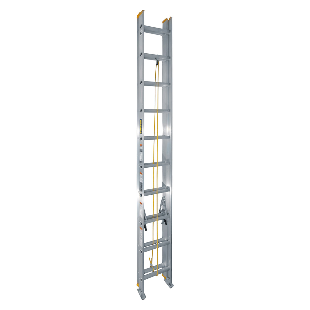 Escalera de extensión tipo 3 de aluminio con 20 peldaños, Surtek