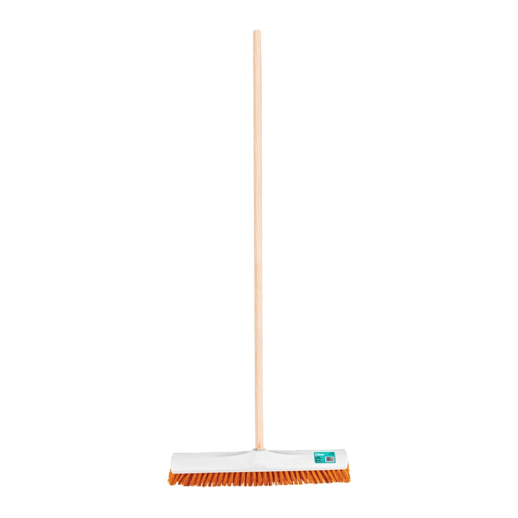 57036 / Cepillo industrial cerda suave de 50 cm con bastón de madera, Klintek