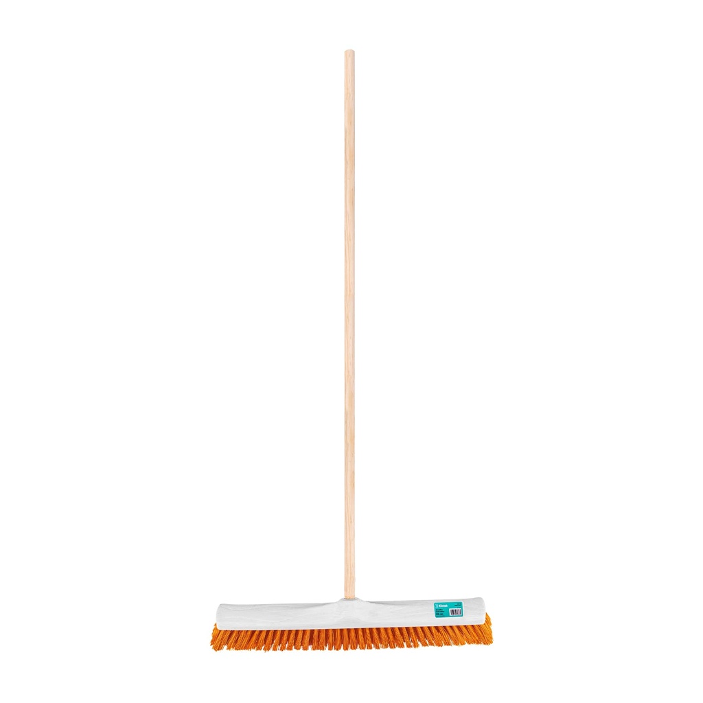 57037 / Cepillo industrial cerda suave de 56 cm con bastón de madera, Klintek