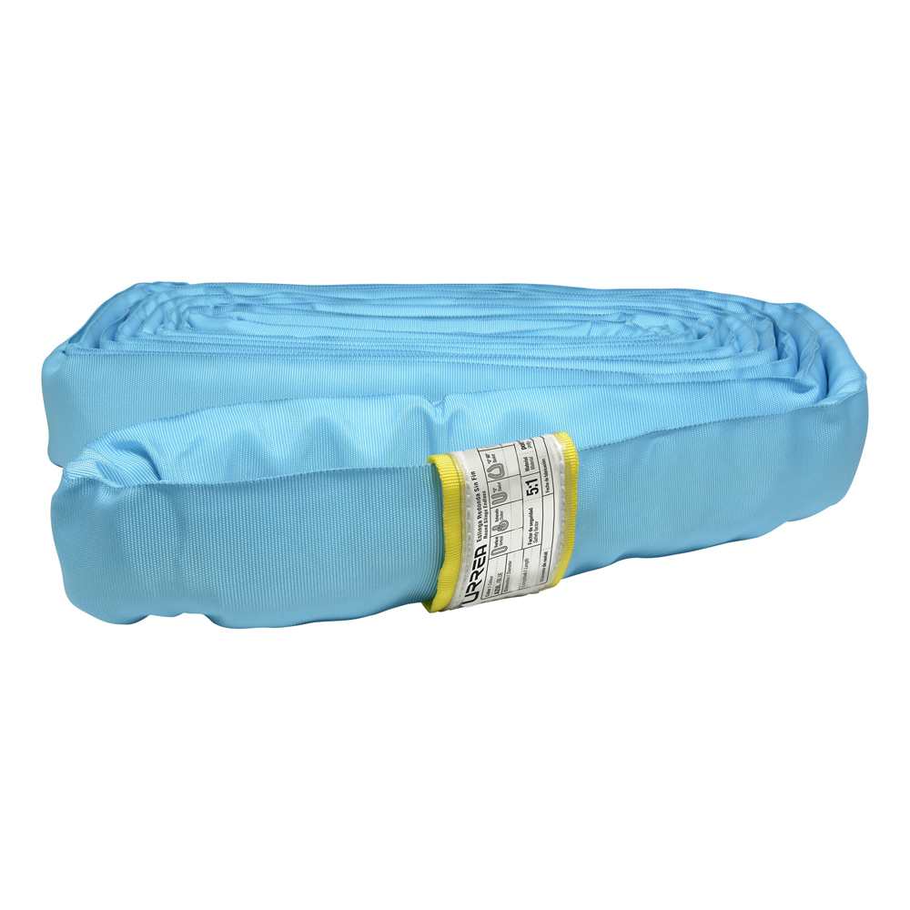 Eslinga de poliéster redonda sin fin azul 7 m, Urrea